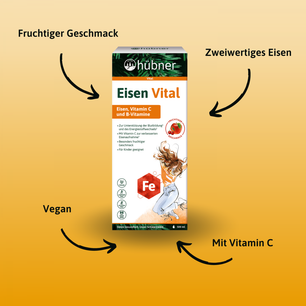 hübner® Eisen Vital hübner® Eisen Vital 500 ml links
