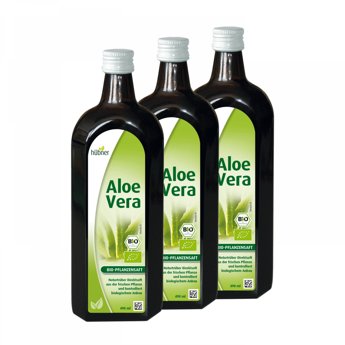 ALOE VERA BIO-Pflanzensaft naturtrüb 3 Flaschen