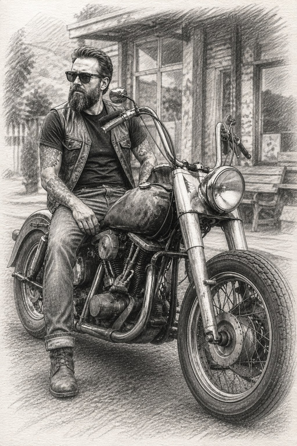 Pencil Sketch Realistic – Meisterhafte Bleistiftzeichnung