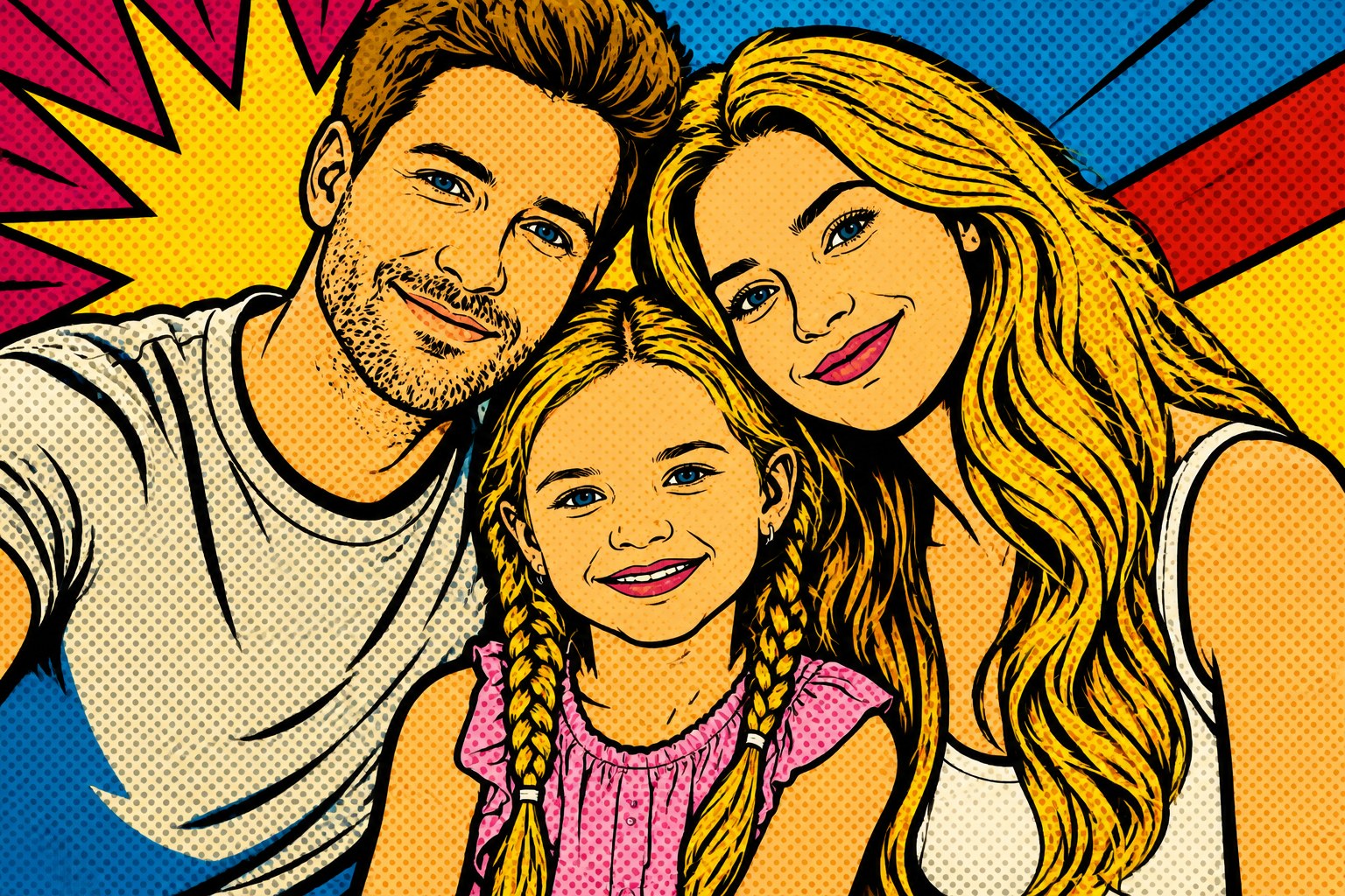 Pop Art – Retro-Grafik im Comic-Stil