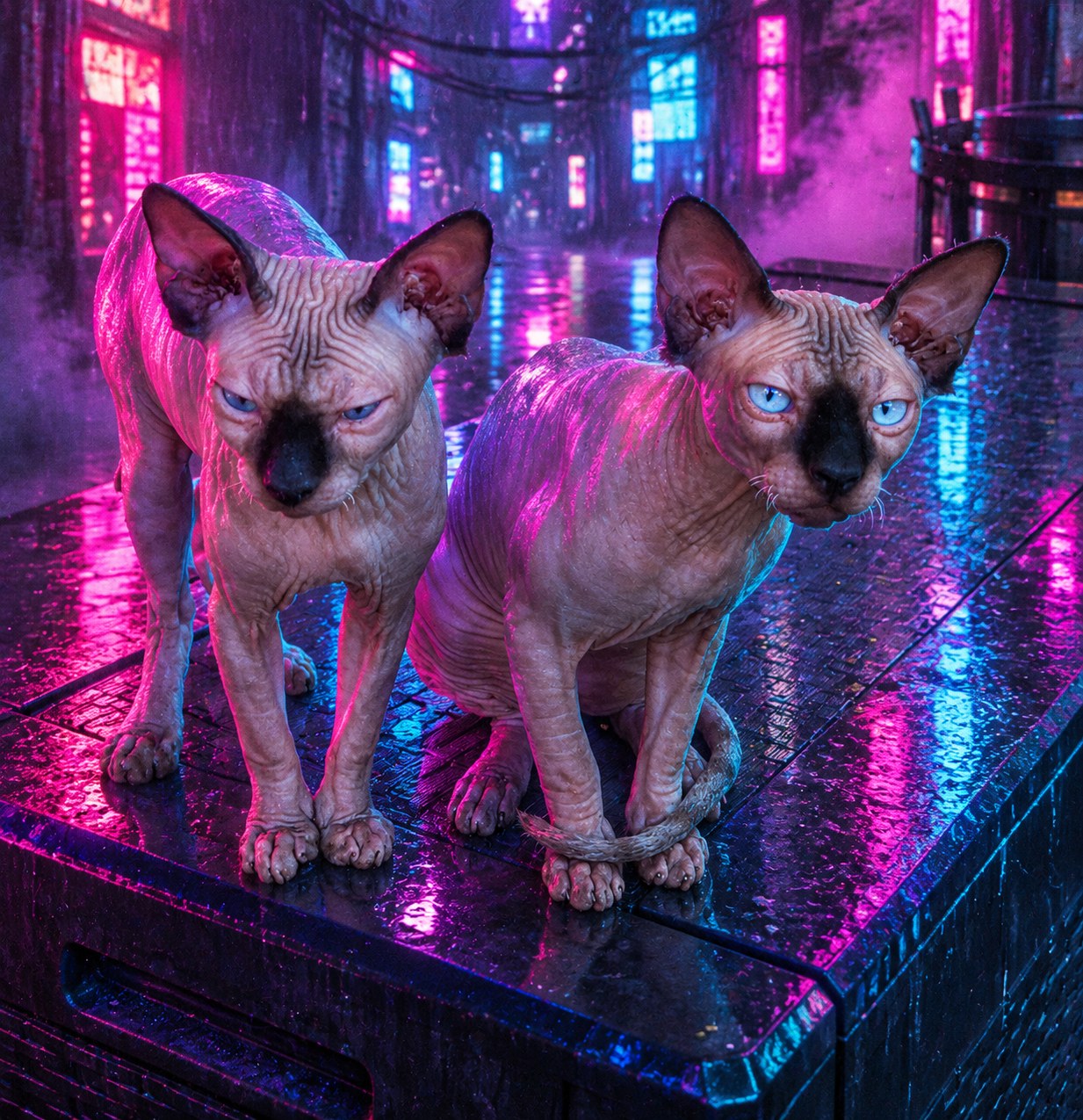 Cyberpunk – Neon Noir Nachtvision