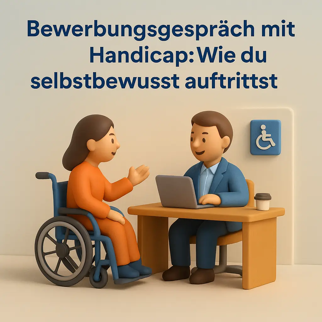 Bewerbungsgespräch mit Handicap: Wie du selbstbewusst auftrittst
