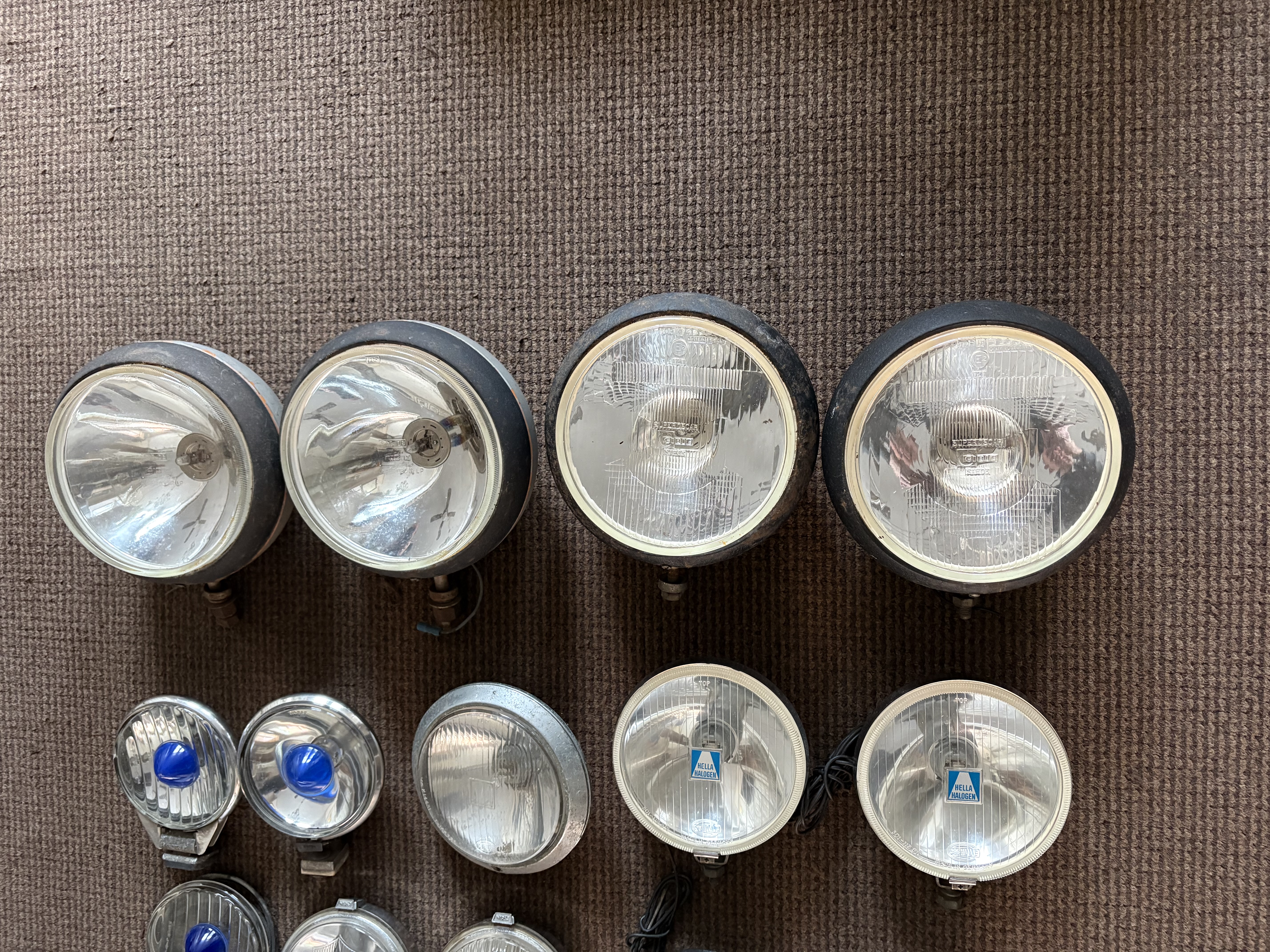 Diverse Rally Verlichting Cibie Super Oscar, Hella 160 Gebruikt