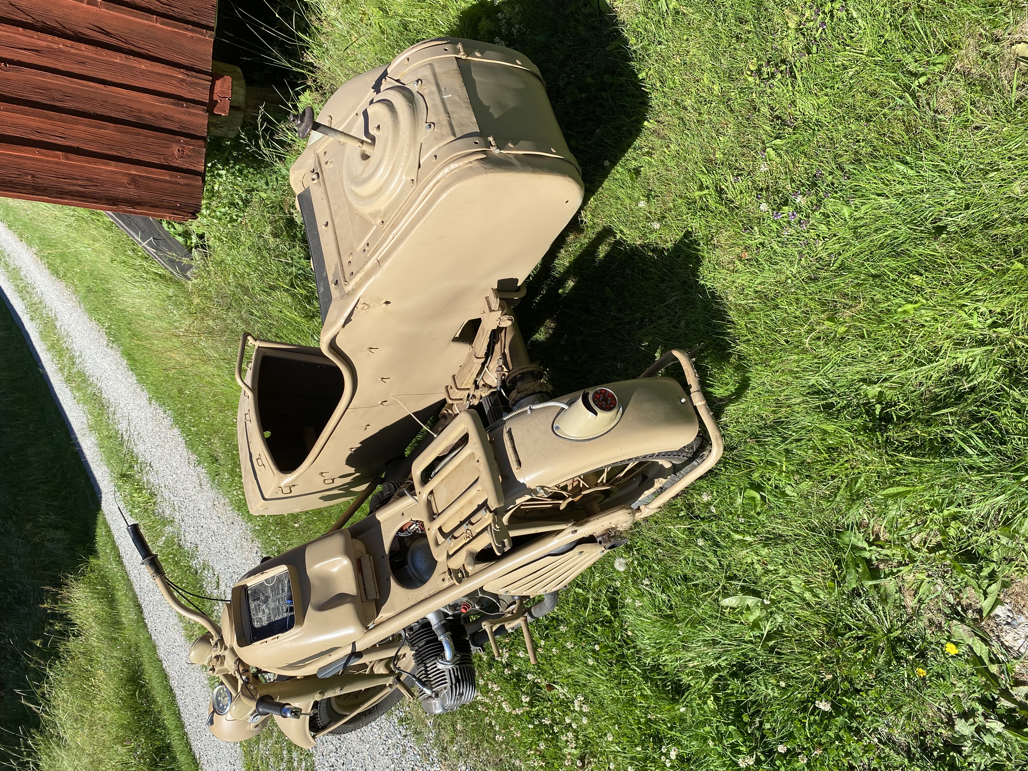 Zundapp 750 KS met zijspan 1942