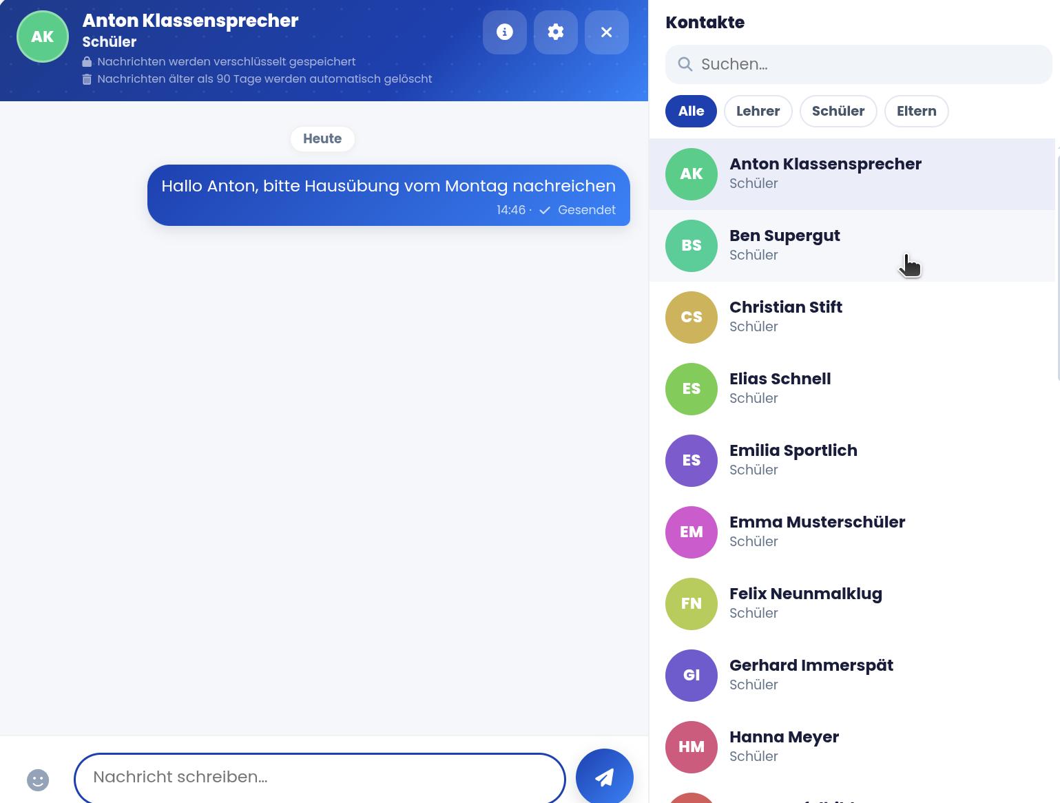 Sicherer Schul-Chat in Notenheld – die DSGVO-Alternative zu Microsoft Teams