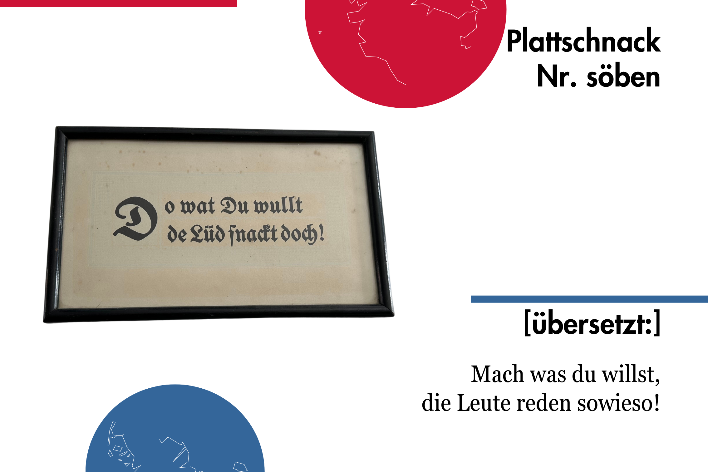 Plattschnack Nr. söben - Kulturkanal.sh