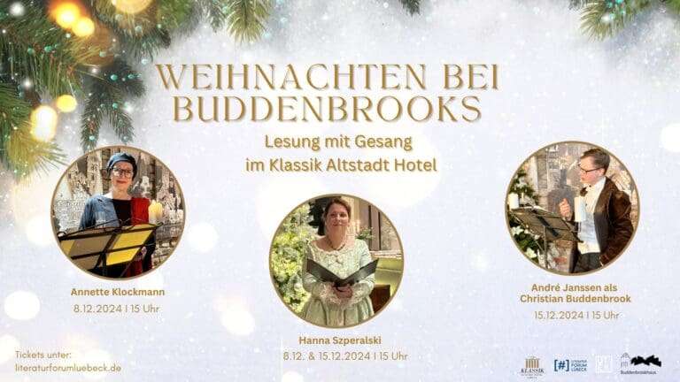 Lübeck: „Weihnachten bei den Buddenbrooks“-Adventslesung  im Klassik Altstadt Hotel Lübeck