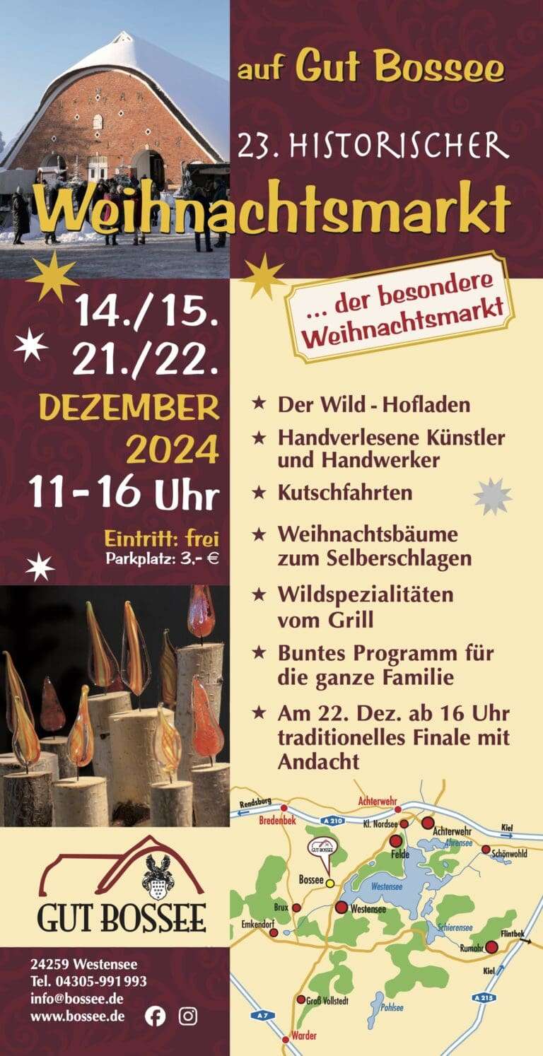 Bossee: 23. Historischer Weihnachtsmarkt