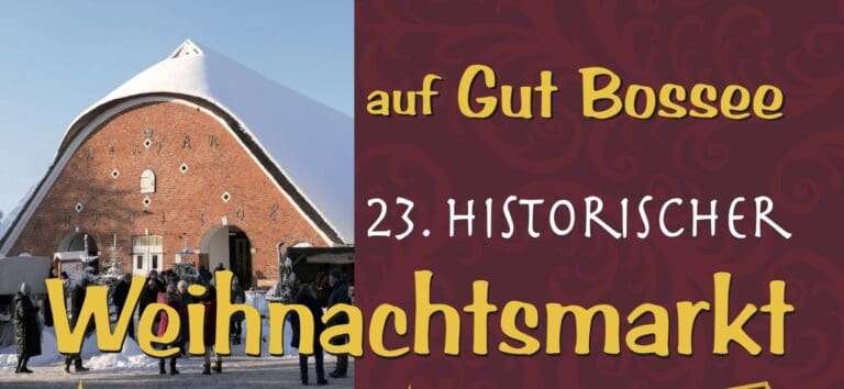 Bossee: 23. Historischer Weihnachtsmarkt