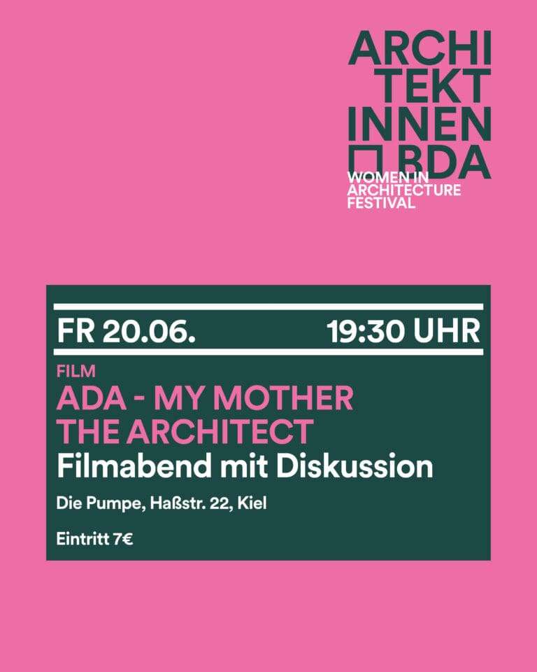 Kiel: Filmabend ADA – My mother the architect