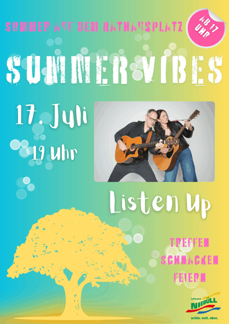 Niebüll: Summer Vibes – Listen up
