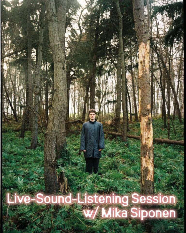 Kiel: Live-Sound-Listening Session w/ Mika Siponen