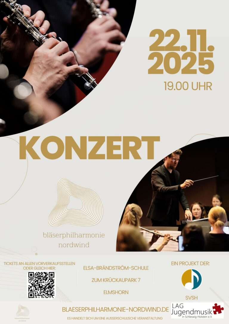 Konzert der Bläserphilharmonie Nordwind