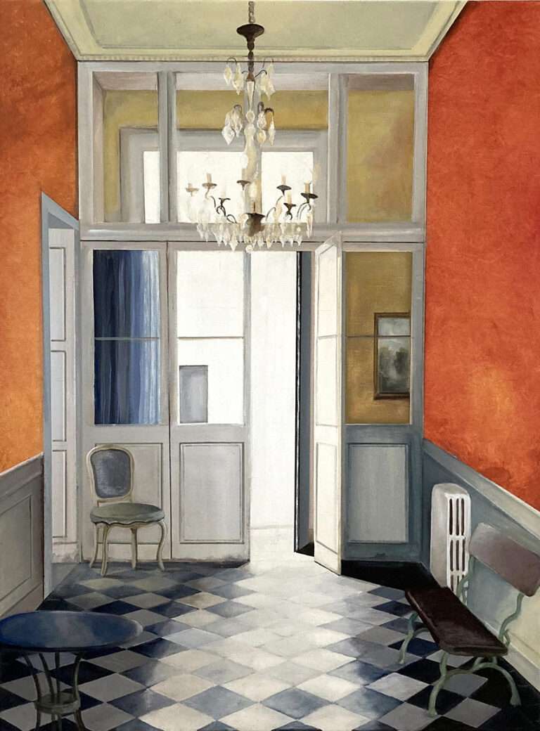 Vernissage der Kunstausstellung „Hinter der Tür“ von Angelika Oedingen im Torhaus Elmshorn