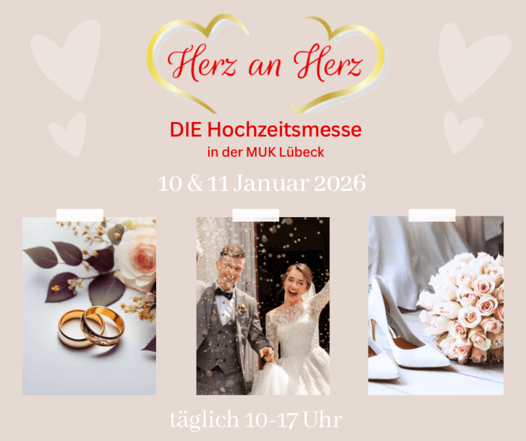Hochzeitsmesse Herz an Herz Lübeck 2026