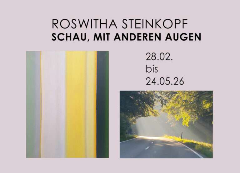 Heikendorf: Roswitha Steinkopf. Schau, mit anderen Augen
