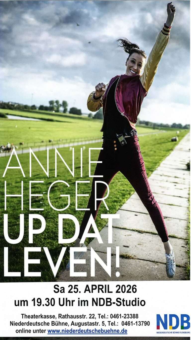 Flensburg: Annie Heger – musikalische Lesung op Platt