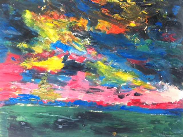 Malkurs – Himmel und Marsch