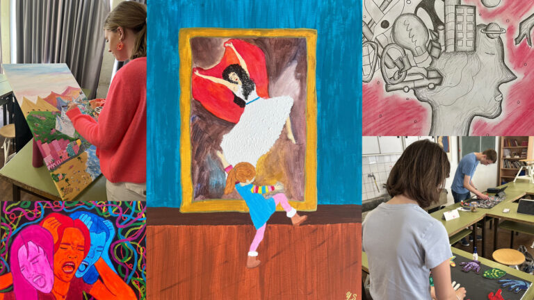 Vernissage zur Ausstellung „Was Kunst menschlich macht – mich, die Gesellschaft, die Welt“ der Bismarckschule Elmshorn im Torhaus