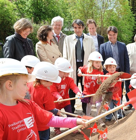 Der erste Spatenstich