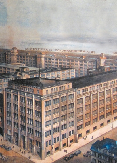 Salamander Schuhfabrik um 1930