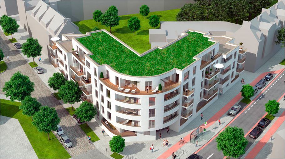 In Bremen wird auch mit Gründächern gebaut