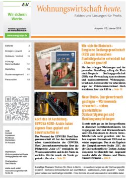 Wohnungswirtschaft heute. Ausgabe 112