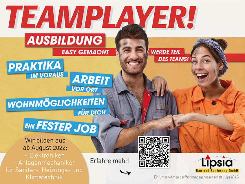 Lipsia Ausbildungsoffensive für Elektroniker und Anlagenmechaniker