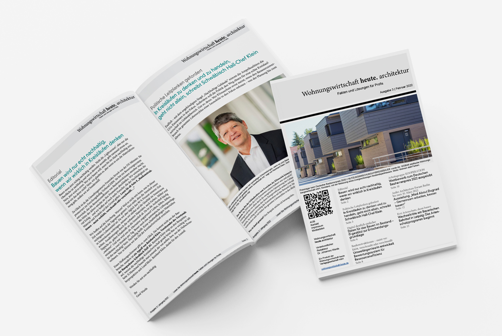 Wohnungswirtschaft heute. architektur Ausgabe 3 als PDF zum Download