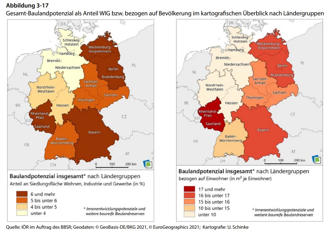 Bundesweite Baulandumfrage: 100.000 Hektar, zwei Millionen Wohnungen