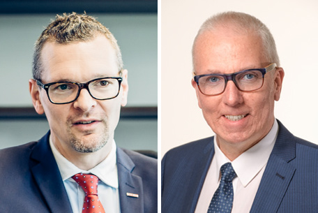 Welcher Baustoff ist der beste? Andreas Pfeiler und Michael Balak