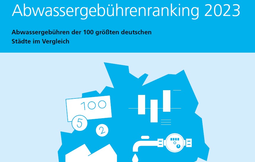 Abwasserkosten: Vergleich der 100 größten Städte