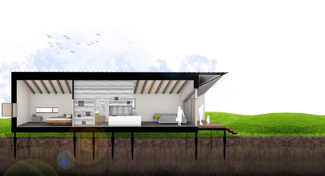 kreislauffähiges Ferienhaus mit positiven Einfluss auf das Klima