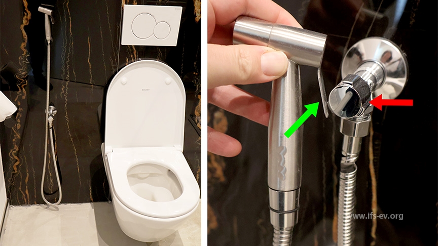 Bidet-Handbrausen - Ein Produkt mit erheblichen Risiken