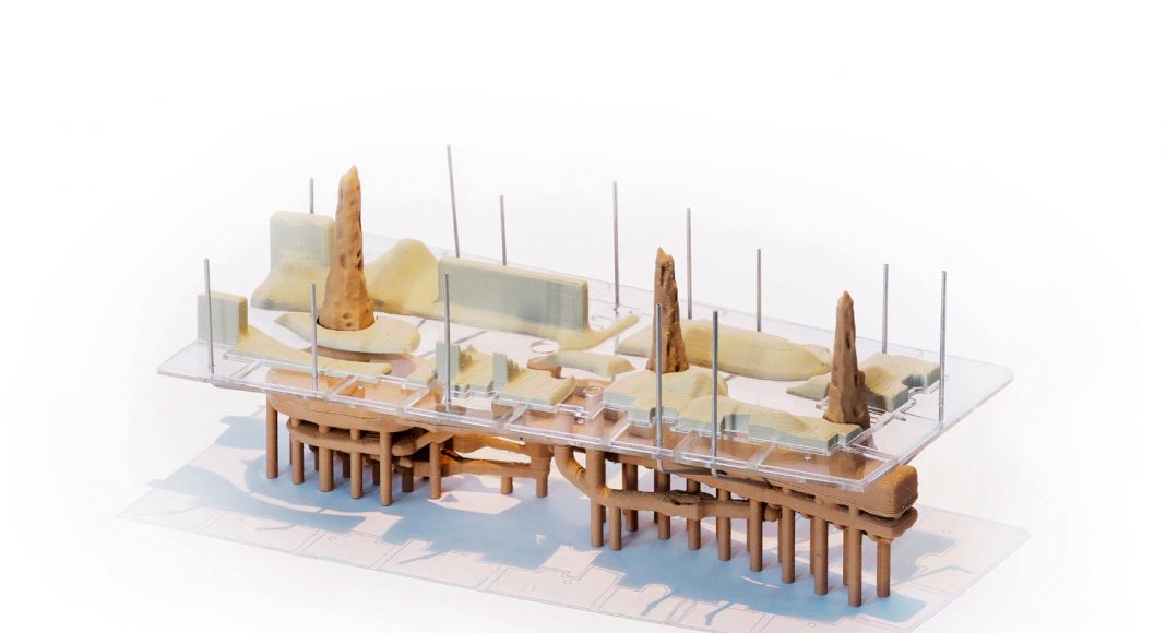 Das Sieger:innenprojekt „the Breathing Ground. (sub-)terranean architecture as an environmental instrument“ von Anna Orbanic überzeugte die Jury des Superscape 2024.