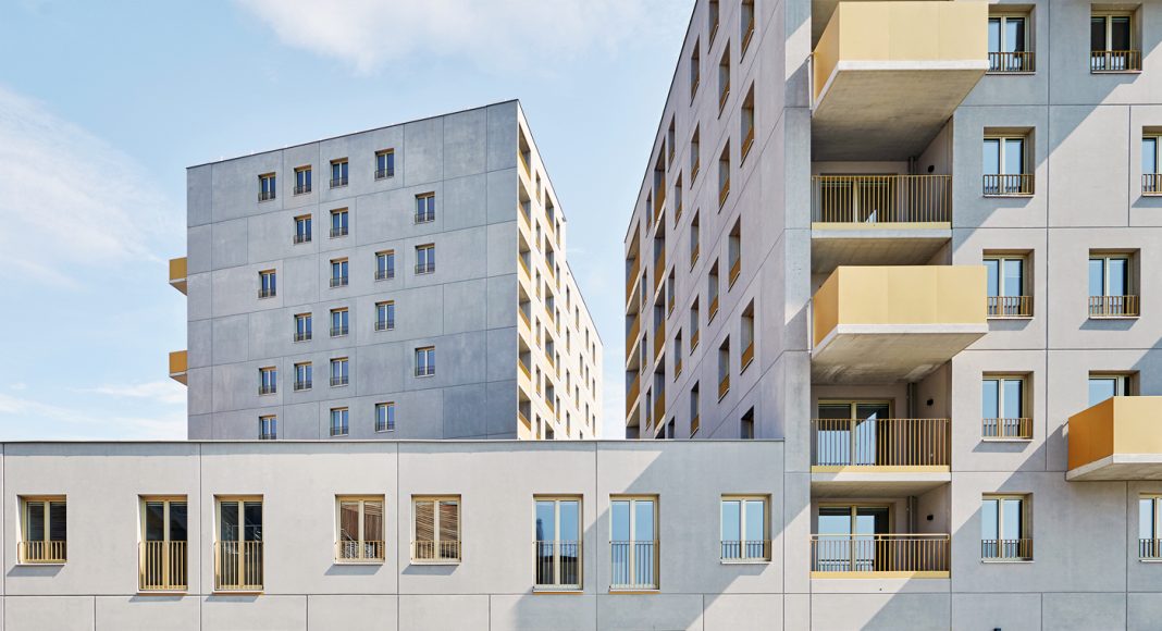 Kantige Dichte: Wohnbau im Quartier Berresgasse (Bauträger: EGW, Architekten: g.o.y.a., Franz&Sue)