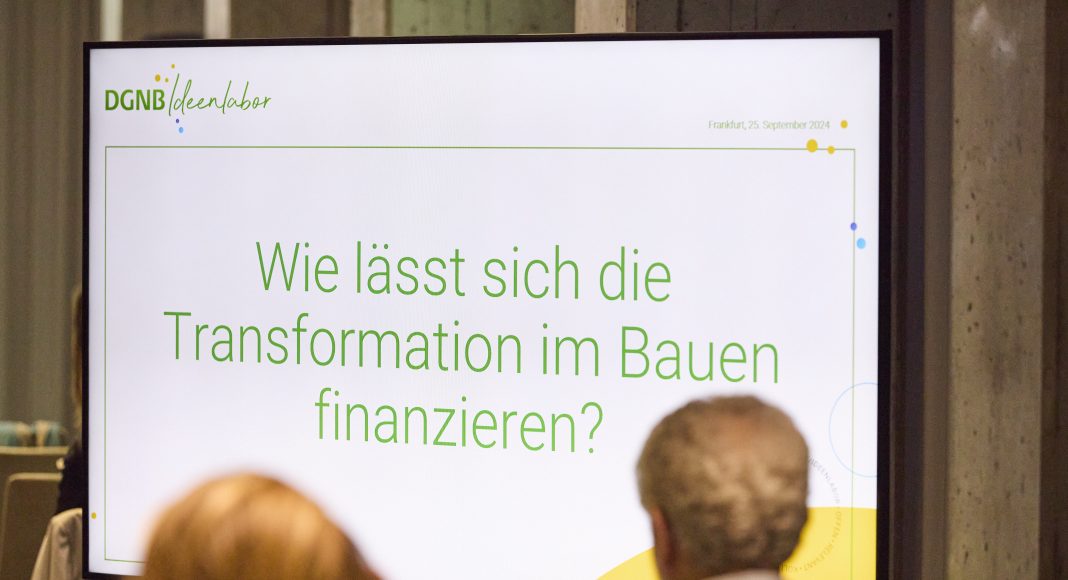 Sustainable Finance im Bauen: DGNB startet Initiative mit Banken