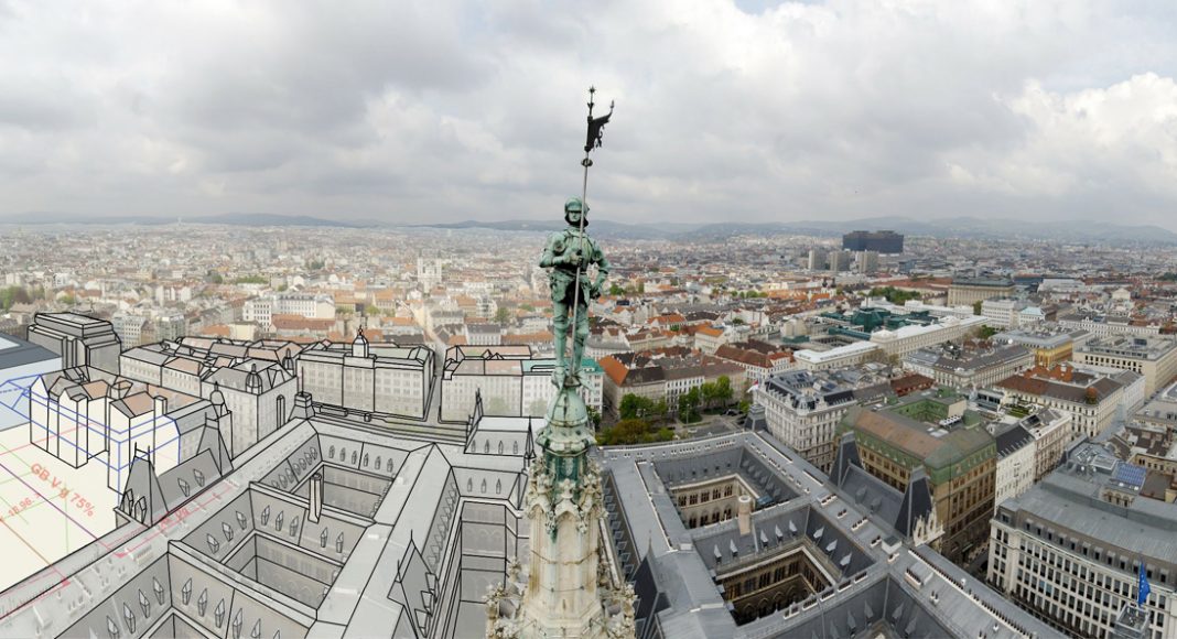Durchdigitalisierte Stadt: Das Baueinreichungs-Portal BRISE in Wien operiert mit BIM und KI. Fotos: PID / Schaub-Walzer, Alpenland, Marius Höfinger